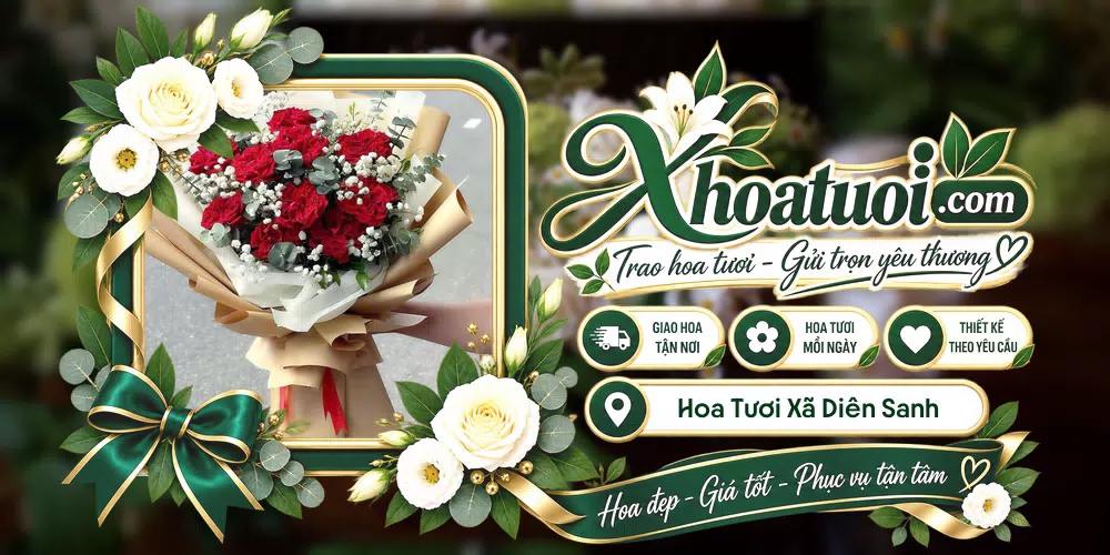 Hoa tươi Xã Diên Sanh, Quảng Trị giao tận nơi và thiết kế theo yêu cầu