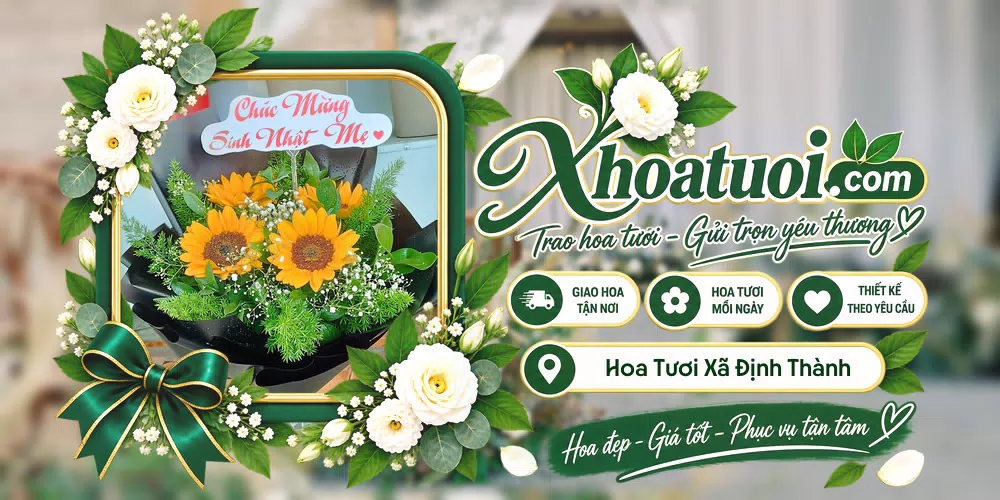 Hoa tươi Xã Định Thành, Cà Mau giao tận nơi và thiết kế theo yêu cầu