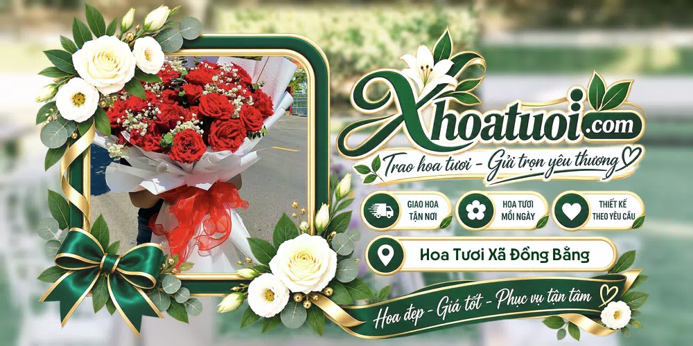 Hoa tươi Xã Đồng Bằng, Hưng Yên giao tận nơi và thiết kế theo yêu cầu