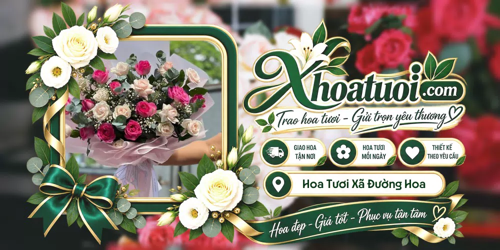 Hoa tươi Xã Đường Hoa, Quảng Ninh giao tận nơi và thiết kế theo yêu cầu