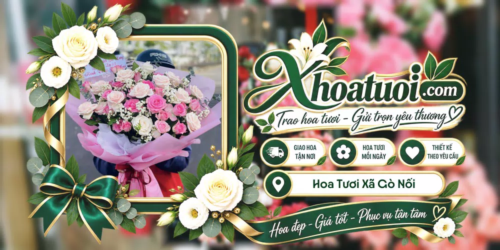 Hoa tươi Xã Gò Nổi, Đà Nẵng giao tận nơi và thiết kế theo yêu cầu