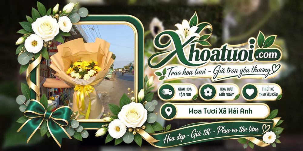 Hoa tươi Xã Hải Anh, Ninh Bình giao tận nơi và thiết kế theo yêu cầu