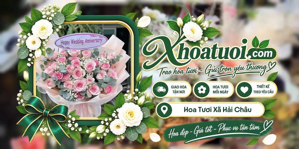 Hoa tươi Xã Hải Châu, Nghệ An giao tận nơi và thiết kế theo yêu cầu