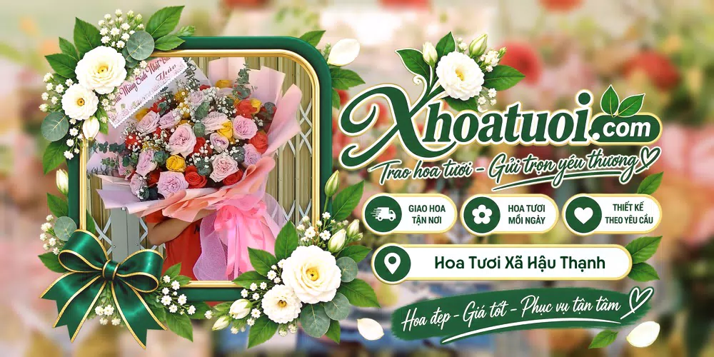 Hoa tươi Xã Hậu Thạnh, Tây Ninh giao tận nơi và thiết kế theo yêu cầu