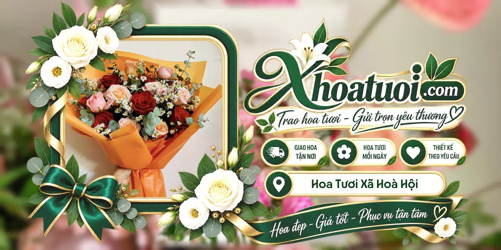 Hoa tươi Xã Hoà Hội, Tây Ninh giao tận nơi và thiết kế theo yêu cầu