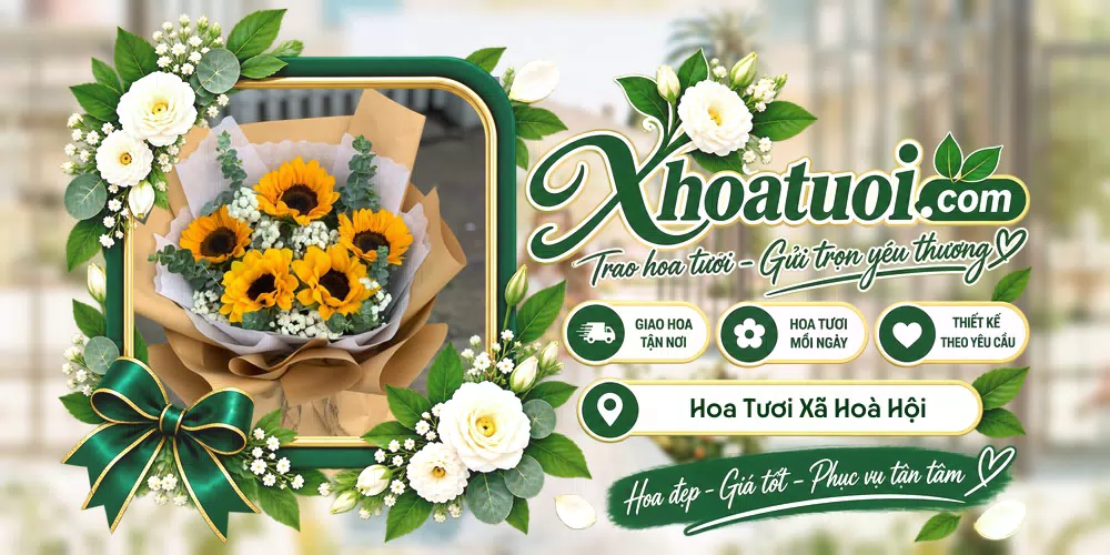 Hoa tươi Xã Hoà Hội, Hồ Chí Minh giao tận nơi và thiết kế theo yêu cầu