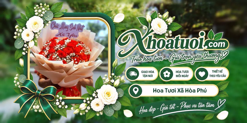 Hoa tươi Xã Hòa Phú, Hà Nội giao tận nơi và thiết kế theo yêu cầu