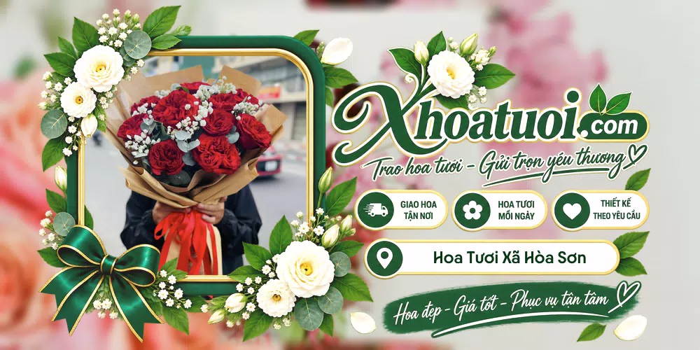 Hoa tươi Xã Hòa Sơn, Đắk Lắk giao tận nơi và thiết kế theo yêu cầu