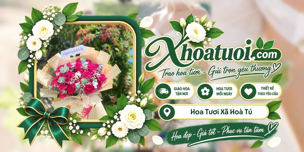 Hoa tươi Xã Hoà Tú, Cần Thơ giao tận nơi và thiết kế theo yêu cầu