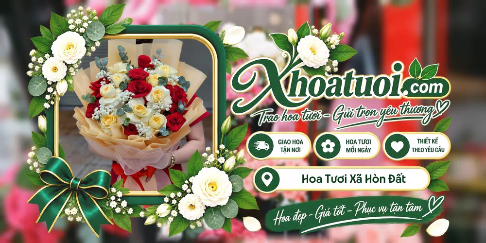 Hoa tươi Xã Hòn Đất, An Giang giao tận nơi và thiết kế theo yêu cầu