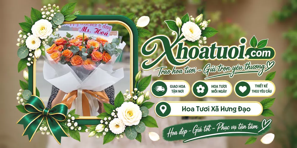 Hoa tươi Xã Hưng Đạo, Cao Bằng giao tận nơi và thiết kế theo yêu cầu