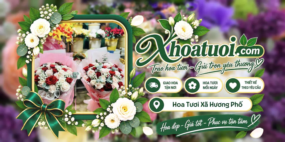 Hoa tươi Xã Hương Phố, Hà Tĩnh giao tận nơi và thiết kế theo yêu cầu