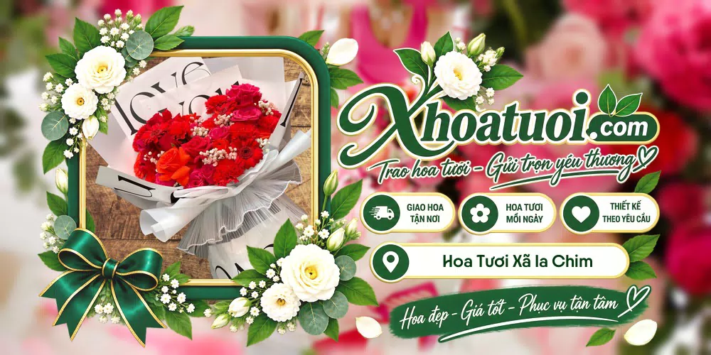 Hoa tươi Xã Ia Chim, Quảng Ngãi giao tận nơi và thiết kế theo yêu cầu