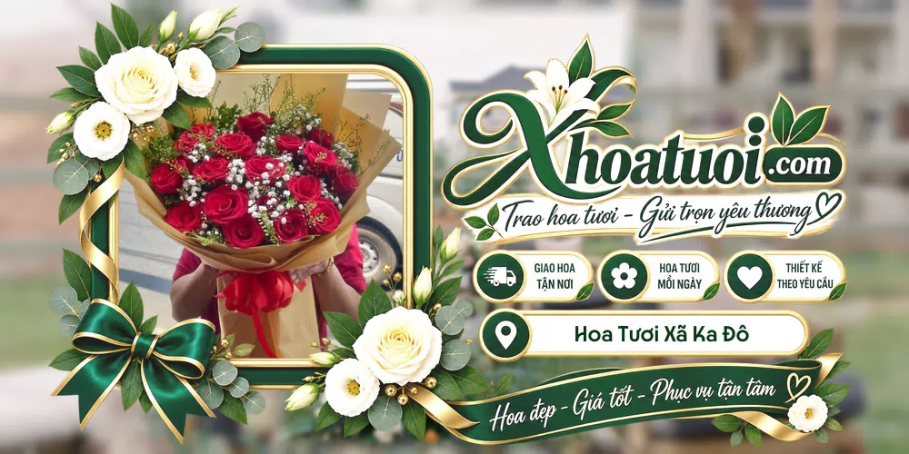 Hoa tươi Xã Ka Đô, Lâm Đồng giao tận nơi và thiết kế theo yêu cầu