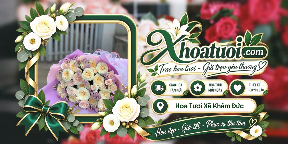 Hoa tươi Xã Khâm Đức, Đà Nẵng giao tận nơi và thiết kế theo yêu cầu