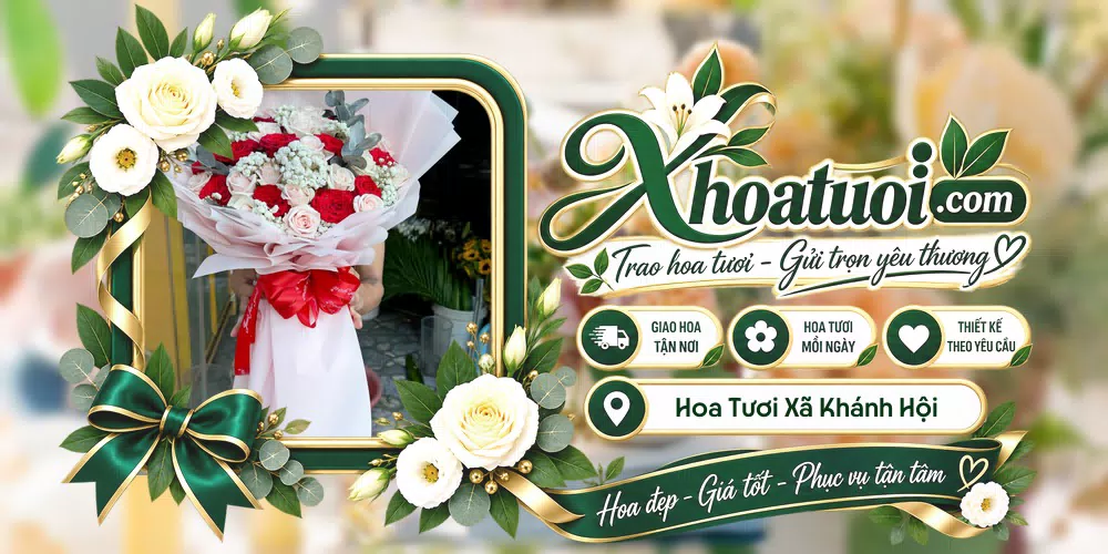 Hoa tươi Xã Khánh Hội, Ninh Bình giao tận nơi và thiết kế theo yêu cầu