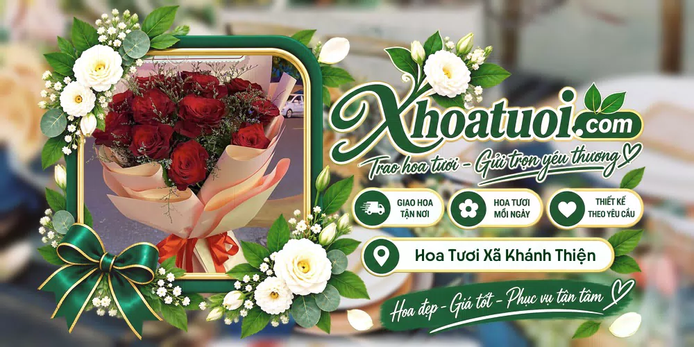 Hoa tươi Xã Khánh Thiện, Ninh Bình giao tận nơi và thiết kế theo yêu cầu