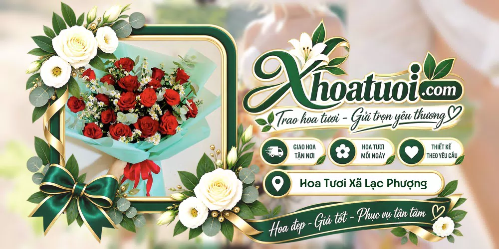 Hoa tươi Xã Lạc Phượng, Hải Phòng giao tận nơi và thiết kế theo yêu cầu