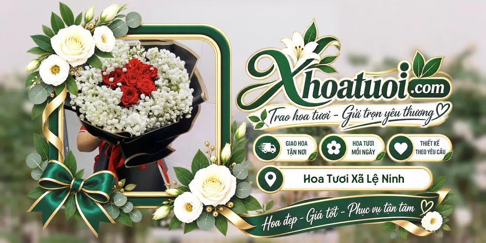 Hoa tươi Xã Lệ Ninh, Quảng Trị giao tận nơi và thiết kế theo yêu cầu