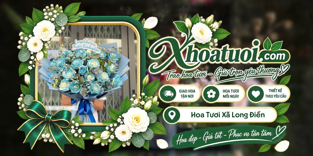 Hoa tươi Xã Long Điền, Hồ Chí Minh giao tận nơi và thiết kế theo yêu cầu