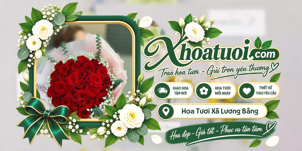 Hoa tươi Xã Lương Bằng, Hưng Yên giao tận nơi và thiết kế theo yêu cầu