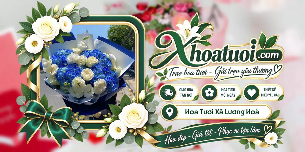Hoa tươi Xã Lương Hoà, Vĩnh Long giao tận nơi và thiết kế theo yêu cầu