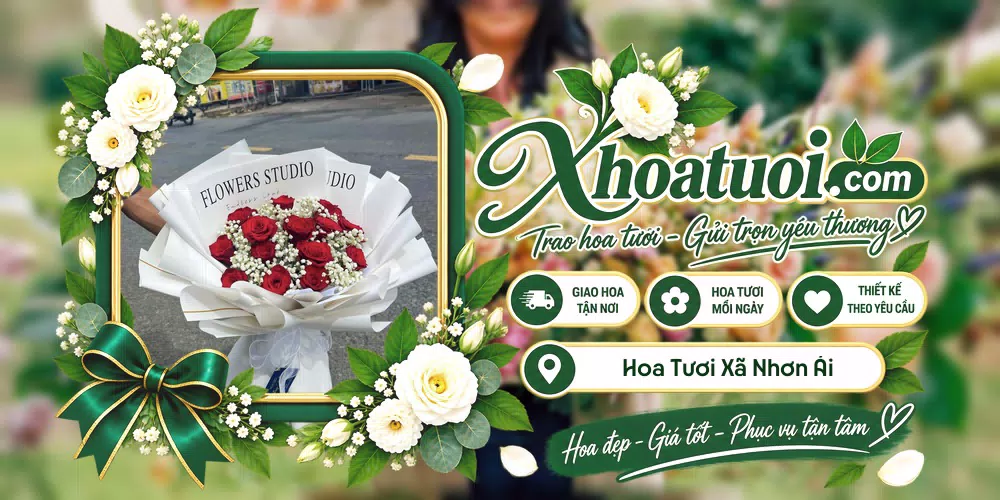 Hoa tươi Xã Nhơn Ái, Cần Thơ giao tận nơi và thiết kế theo yêu cầu