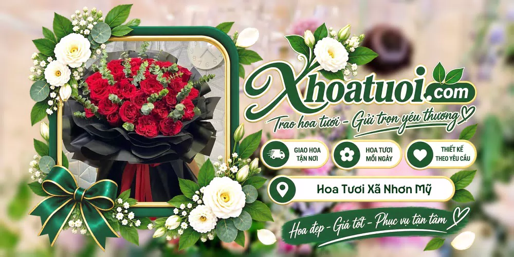 Hoa tươi Xã Nhơn Mỹ, Cần Thơ giao tận nơi và thiết kế theo yêu cầu