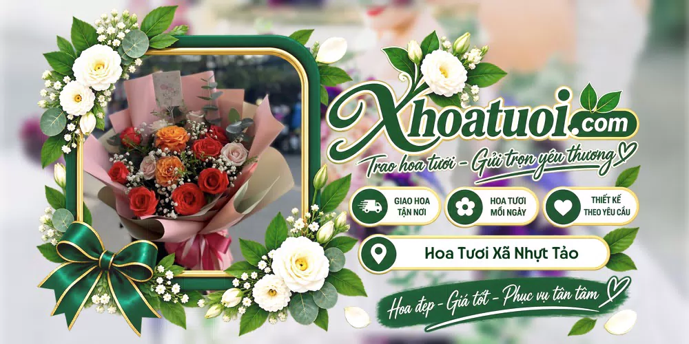 Hoa tươi Xã Nhựt Tảo, Tây Ninh giao tận nơi và thiết kế theo yêu cầu