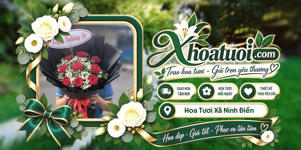 Hoa tươi Xã Ninh Điền, Tây Ninh giao tận nơi và thiết kế theo yêu cầu