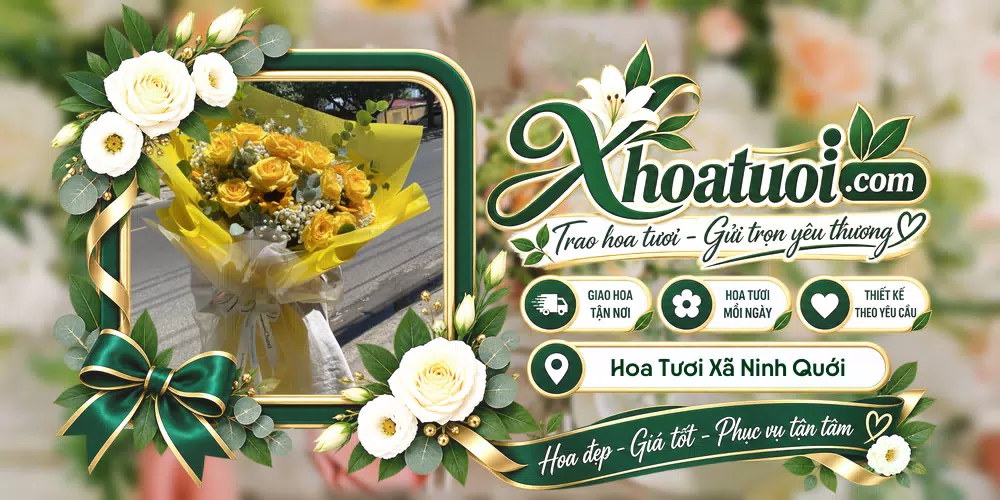 Hoa tươi Xã Ninh Quới, Cà Mau giao tận nơi và thiết kế theo yêu cầu