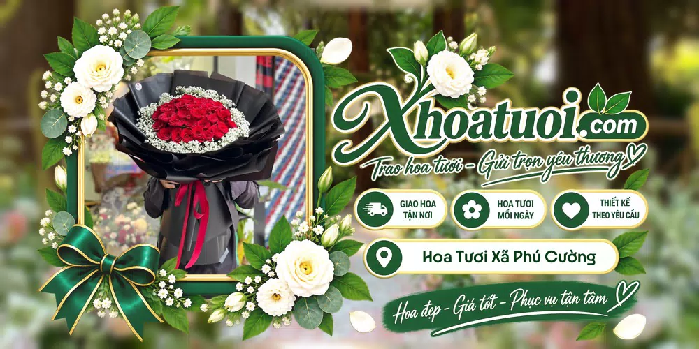 Hoa tươi Xã Phú Cường, Đồng Tháp giao tận nơi và thiết kế theo yêu cầu