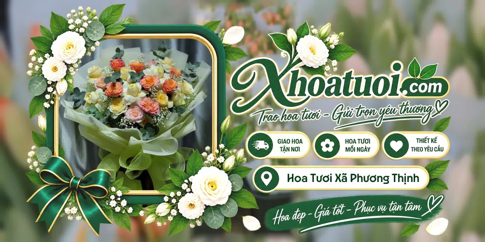 Hoa tươi Xã Phương Thịnh, Đồng Tháp giao tận nơi và thiết kế theo yêu cầu