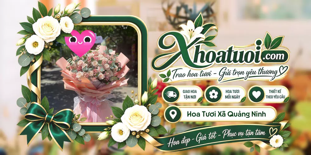 Hoa tươi Xã Quảng Ninh, Quảng Trị giao tận nơi và thiết kế theo yêu cầu