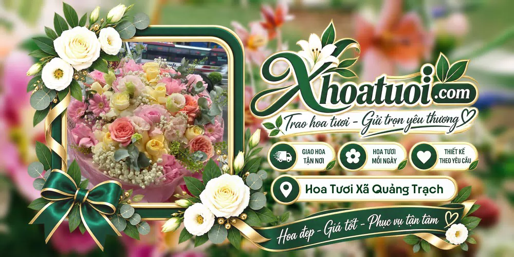 Hoa tươi Xã Quảng Trạch, Quảng Trị giao tận nơi và thiết kế theo yêu cầu