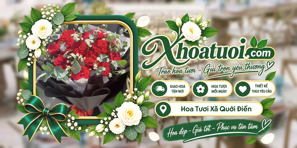 Hoa tươi Xã Quới Điền, Vĩnh Long giao tận nơi và thiết kế theo yêu cầu