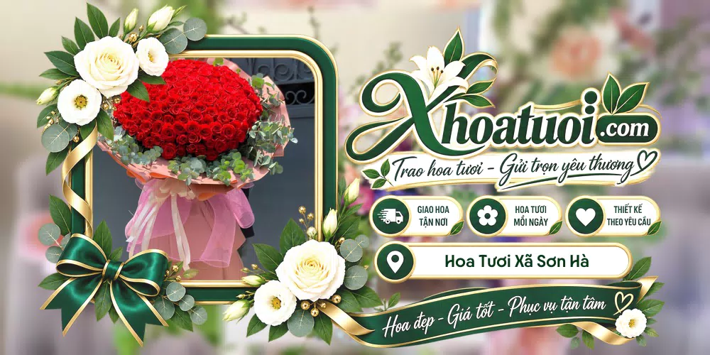 Hoa tươi Xã Sơn Hà, Quảng Ngãi giao tận nơi và thiết kế theo yêu cầu