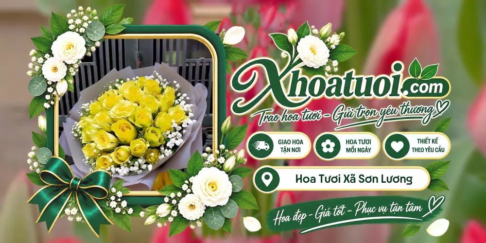 Hoa tươi Xã Sơn Lương, Phú Thọ giao tận nơi và thiết kế theo yêu cầu