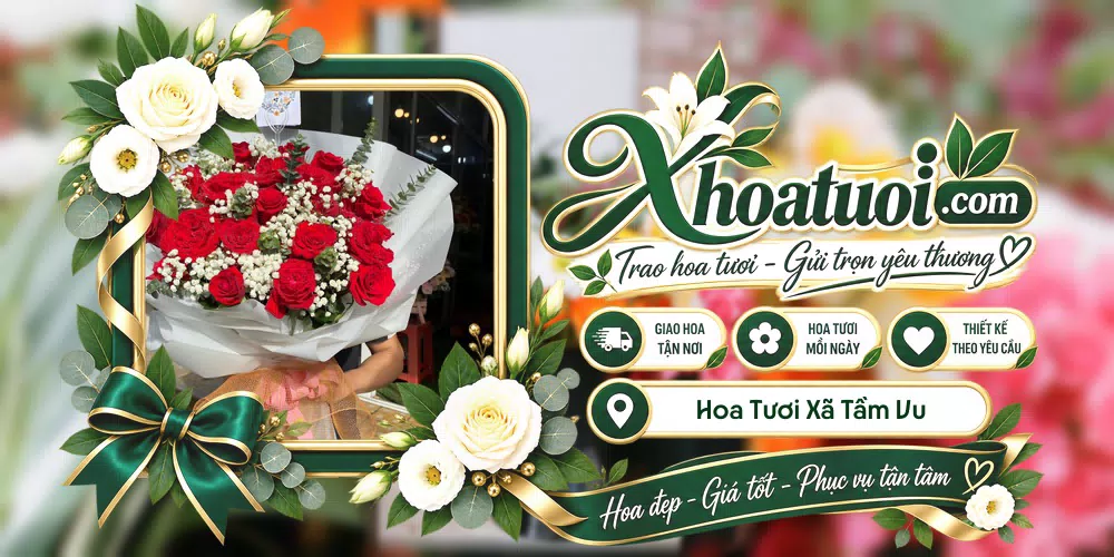 Hoa tươi Xã Tầm Vu, Tây Ninh giao tận nơi và thiết kế theo yêu cầu