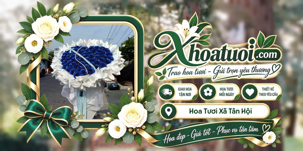 Hoa tươi Xã Tân Hội, An Giang giao tận nơi và thiết kế theo yêu cầu