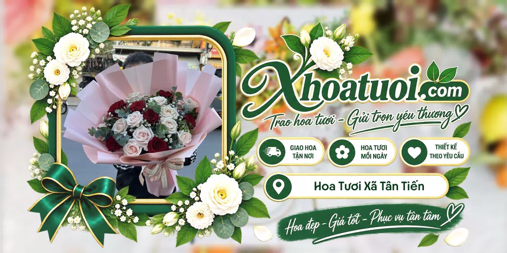 Hoa tươi Xã Tân Tiến, Cà Mau giao tận nơi và thiết kế theo yêu cầu