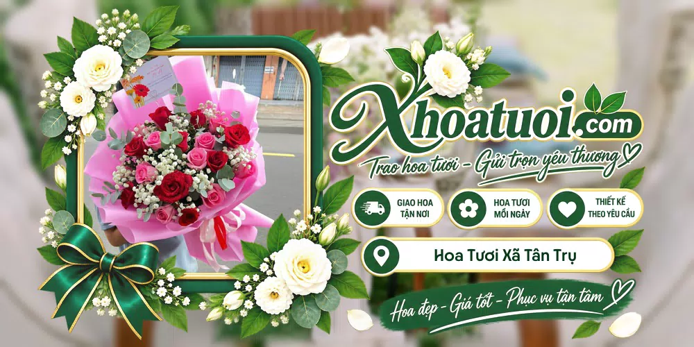 Hoa tươi Xã Tân Trụ, Tây Ninh giao tận nơi và thiết kế theo yêu cầu