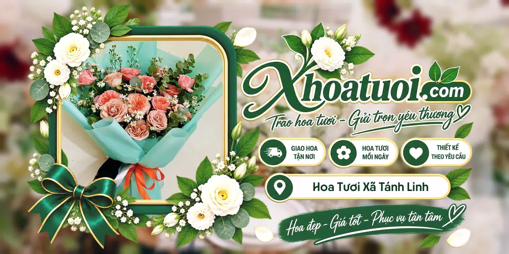 Hoa tươi Xã Tánh Linh, Lâm Đồng giao tận nơi và thiết kế theo yêu cầu