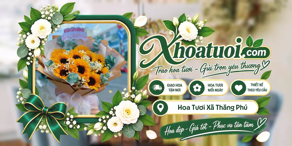Hoa tươi Xã Thăng Phú, Đà Nẵng giao tận nơi và thiết kế theo yêu cầu