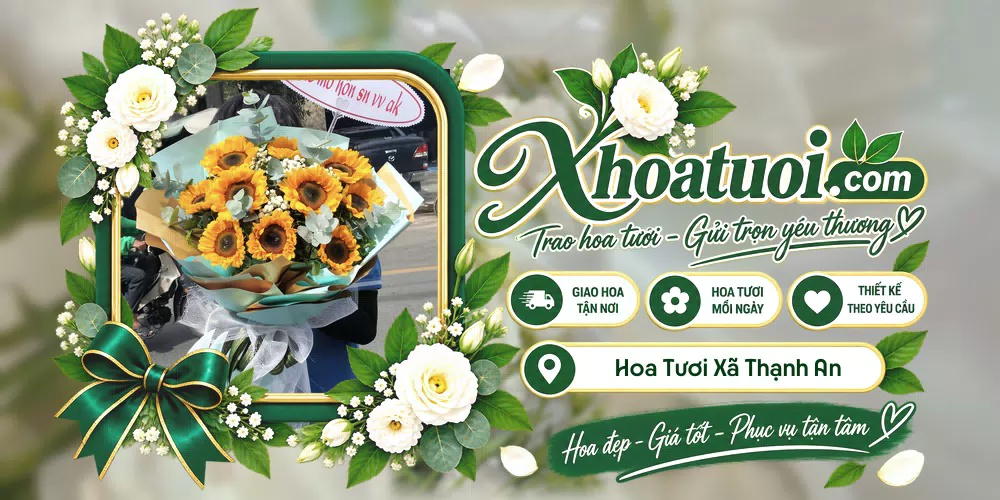 Hoa tươi Xã Thạnh An, Cần Thơ giao tận nơi và thiết kế theo yêu cầu