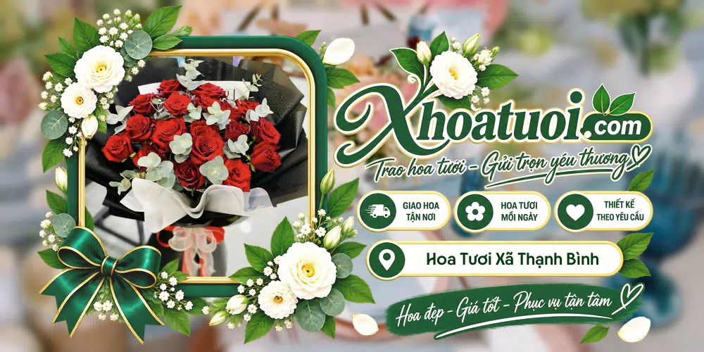 Hoa tươi Xã Thạnh Bình, Đà Nẵng giao tận nơi và thiết kế theo yêu cầu