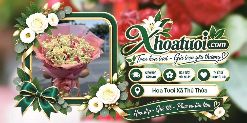 Hoa tươi Xã Thủ Thừa, Tây Ninh giao tận nơi và thiết kế theo yêu cầu