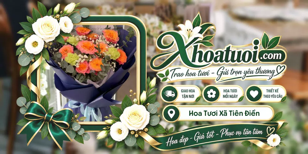 Hoa tươi Xã Tiên Điền, Hà Tĩnh giao tận nơi và thiết kế theo yêu cầu