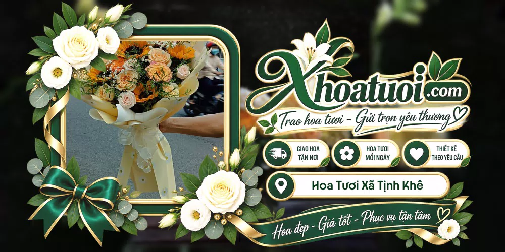 Hoa tươi Xã Tịnh Khê, Quảng Ngãi giao tận nơi và thiết kế theo yêu cầu