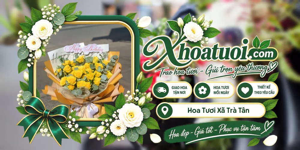 Hoa tươi Xã Trà Tân, Lâm Đồng giao tận nơi và thiết kế theo yêu cầu